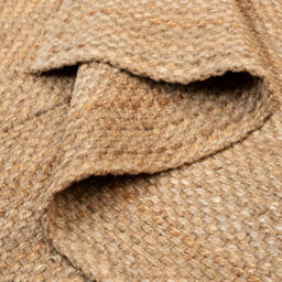 Loomed Natural Brown Woven Jute Area Rug 160X230Cm - thumbnail 6