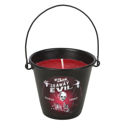 Something Different Go Away Evil Bucket Scented Candle Black (One Size) - image 1