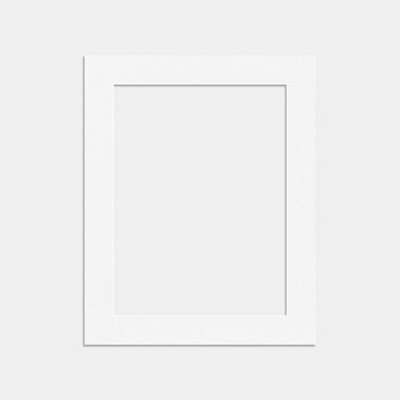 Ak Frames 10X8 White Picture Mounts To Fit 8X6 Aperture Size - Mount Board Only (No Frame Included) - image 1