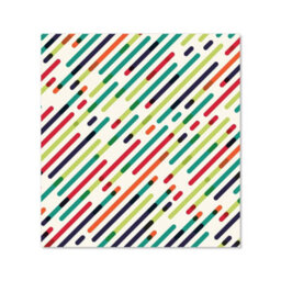Warren Reed Designer Coloured Diagonal Abstract Pattern Premium Glass Kitchen Splashback W700mm X H650mm - thumbnail 2