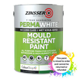 Zinsser Permawhite Interior Matt Mixed Colour Ral 5002 5L - thumbnail 2
