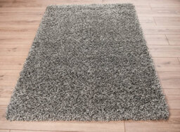 Modern Extra Large Small Soft 5Cm Shaggy Non Slip Bedroom Living Room Carpet Runner Area Rug - Mixed Grey 80 X 150 Cm - thumbnail 2