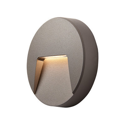 Luminosa Lighting Luminosa Severus Cct Outdoor Surface Mounted 3W Led Wall Light Grey, Ip65 - image 1