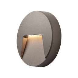 Luminosa Lighting Luminosa Severus Cct Outdoor Surface Mounted 3W Led Wall Light Grey, Ip65 - thumbnail 1