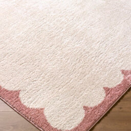 Livabliss Fossay Shaggy-Washable Ivory Pink Modern High Pile Living Bedroom Rug 160 X 213 Cm Easy Care, Non Shedding - thumbnail 6