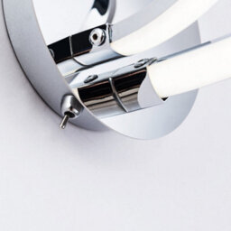 Harper Living Halo Led Wall Light With Toggle Switch, Polished Chrome Finish, Warm White (3000K) - thumbnail 6