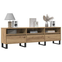Berkfield Sturdy Tv Cabinet Artisan Oak 150X30X44.5 Cm Engineered Wood - thumbnail 2