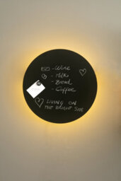 Luminosa Lighting Luminosa Board Led Black Round Flush Wall Lamp 12W 2700K - thumbnail 2