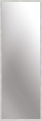 Nielsen Armfield Metal Rectangle Wall Mirror Large, Matt Silver, 50 X 150Cm - image 1