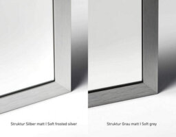 Nielsen Armfield Metal Rectangle Wall Mirror Large, Matt Silver, 50 X 150Cm - thumbnail 3