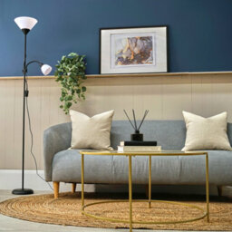 Valuelights Mozz Black Mother And Child Floor Lamp With Warm White Bulbs - thumbnail 8