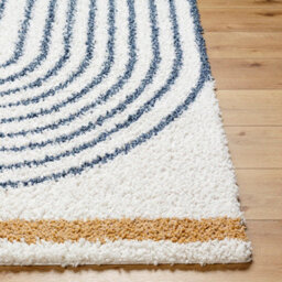 Livabliss Birmingham-Global Black Blue Grey Plush Soft Pile Living Dining Bedroom Rug 160 X 213 Cm Easy Care, Non Shedding - thumbnail 5