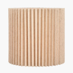 Pacific Lifestyle Natural Linen Hard Pleat Lampshade - thumbnail 3