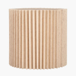 Pacific Lifestyle Natural Linen Hard Pleat Lampshade - thumbnail 2