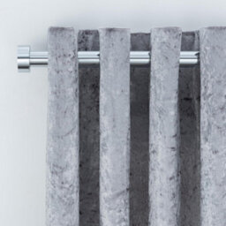 A.unique Home Stud End Metal Extendable Curtain Pole With Rings And Fittings (25/28mm) - Nickel, 180Cm - 340Cm Approx - thumbnail 3
