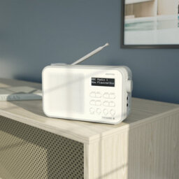Azatom Desire X Dab / Dab+ Radio Mains & Battery, Bluetooth, Alarms, Fast Presets (Grey) - thumbnail 7