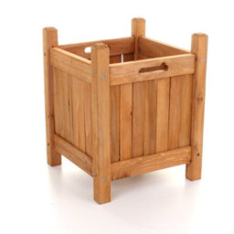 Groundlevel Contemporary Wooden Garden Planter - Small - thumbnail 1