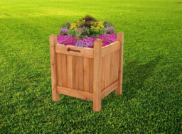 Groundlevel Contemporary Wooden Garden Planter - Small - thumbnail 2