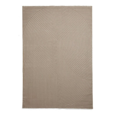 Mink Optical 3D Washable Modern Abstract Dining Room Bedroom & Living Room Rug-120Cm X 170Cm - image 1