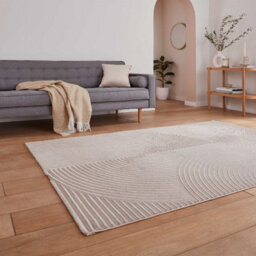 Mink Optical 3D Washable Modern Abstract Dining Room Bedroom & Living Room Rug-120Cm X 170Cm - thumbnail 3