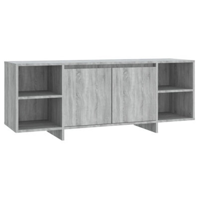 Vidaxl Tv Cabinet Grey Sonoma 130X35X50 Cm Engineered Wood - image 1