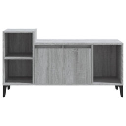 Berkfield Tv Cabinet Grey Sonoma 100X35X55 Cm Engineered Wood - thumbnail 5