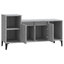Berkfield Tv Cabinet Grey Sonoma 100X35X55 Cm Engineered Wood - thumbnail 6