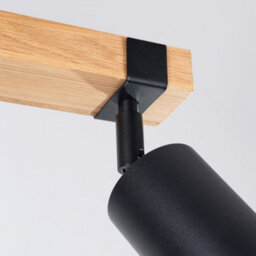 Sollux Lighting Fager Steel/natural Wood Black 2 Lights Scandinavian Ceiling Lamps - thumbnail 8