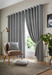 Luxury Living Cotswold Two Tone Ring Top Curtains Latte - thumbnail 1
