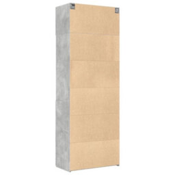 Berkfield Storage Cabinet Concrete Grey 80X42.5X225 Cm Engineered Wood - thumbnail 8