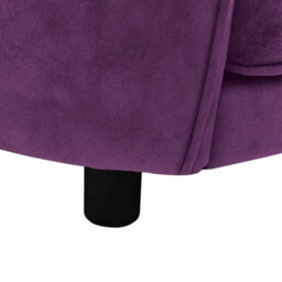 Berkfield Sturdy Dog Sofa Burgundy 69X49X40 Cm Plush - thumbnail 8