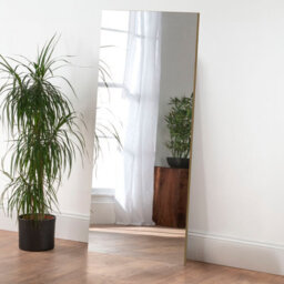 Yearn Large Full Length Rectangular Mirror Gold - thumbnail 3