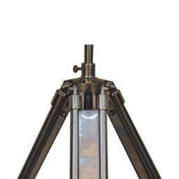 Wyld Haus Modena Chrome Tripod Lamp With Cream Shade - thumbnail 3