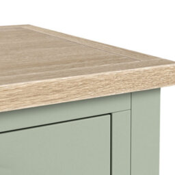 Farro Sage Large Sideboard With Washed Oak Top - Fully Assembled - By Roseland Furniture - thumbnail 9