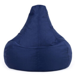 Icon Dalton High Back Adult Gaming Indoor Outdoor Bean Bag Chair, Navy - thumbnail 3