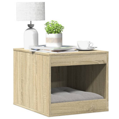 Vidaxl Cat Litter Box Enclosure Sonoma Oak 47X59X42 Cm Engineered Wood - image 1