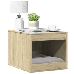 Vidaxl Cat Litter Box Enclosure Sonoma Oak 47X59X42 Cm Engineered Wood - thumbnail 1