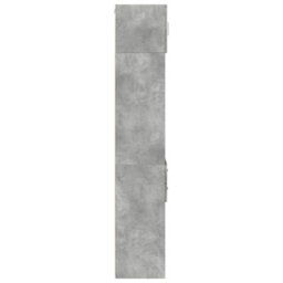 Berkfield Slim Storage Cabinet Concrete Grey 40X42.5X225 Cm Engineered Wood - thumbnail 7