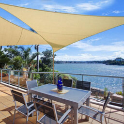 White 3X4X5M Triangular Oxford Shade Sail Uv Resistant - thumbnail 5