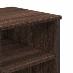 Walplus Bathroom Sink Cabinet Brown Oak 91X35X60 Cm Engineered Wood - thumbnail 7
