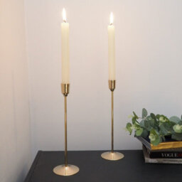 Elegant Gold Candlestick Small - thumbnail 3