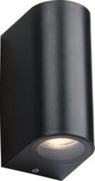 Luminosa Lighting Luminosa Knightsbridge Alana - 230V Ip65 Gu10 Polycarbonate Up/down Wall Light - Black - Alc2Bk - thumbnail 1