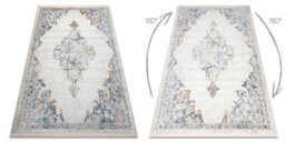 RugsX Distin 0826A White / Blue / Light Green Modern Carpet - Ornament, Vint  120X170 Cm - thumbnail 2