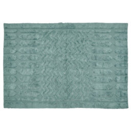 Beliani Rug Sirnak Mint Green 140 X 200 Cm Cotton - thumbnail 1