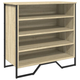 Berkfield Shoe Cabinet Sonoma Oak 80X38X78 Cm Engineered Wood - thumbnail 2