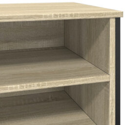 Berkfield Shoe Cabinet Sonoma Oak 80X38X78 Cm Engineered Wood - thumbnail 7