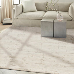 Ivory Abstract Rug Handmade Luxurious Modern Wool Rug For Living Room And Bedroom-259Cm X 351Cm - thumbnail 2