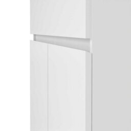 Wyld Haus Budapest Tall White Gloss Wooden Sideboard - 1 Drawer, 2 Doors - thumbnail 7