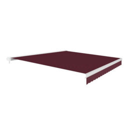 Primrose Awnings 3.0M X 2.5M Retractable Electric Full Cassette Burgundy Awning Outdoor Patio Canopy - thumbnail 4