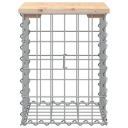 Berkfield Garden Bench Gabion Design 33X31X42 Cm Solid Wood Pine - thumbnail 3